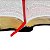 Bíblia sagrada deus, Letras Vermelhas Cristã, Couro sintético leitura fácil capa couro sintético - Imagem 3