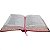 Bíblia Sagrada, Nova Almeida Atualizada, Letra Grande, Beiras floridas, Couro sintético Pink - Imagem 2