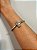 Bracelete Liso Detalhado Ródio Branco - Imagem 2