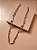 Choker Elos Retangulares Ródio Branco - Imagem 1