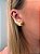 Brinco Ear Cuff Gota Deitada Liso Ouro - Imagem 2