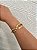 Pulseira Oval Elos Lisos e Acetinados Ouro - Imagem 2