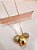Colar 3 Gotas Lisas e Cravejado Ouro - Imagem 1