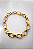 Pulseira Correntaria Elos Retangulares Ouro - Imagem 1