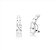 Brinco Ear Hook Luxo Ródio Branco - Imagem 2