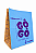 Saco de Papel Kraft Personalizado Grande 24X14,5X31 - 5000 un - Imagem 1