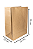 Saco de Papel Kraft Medio Para Delivery 20x12x32 M3 - c/250 - Imagem 2