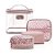 Kit 4 Necessaires Rosa ABC17381 - Jacki Design - Imagem 3