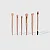 Mini Kit com 6 Pincéis para Olhos Mini Eyebrush Kit - Oceane - Imagem 8