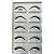 Cartela de Cílios Postiços 3D 5 pares - Modelo 3D Glam04 - Imagem 1