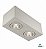 Plafon Sobrepor Foco 2XMR16 Branco - Golight - G1116/2BT - Imagem 1