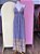 Vestido Longo Alcinha Estampa Joya Azul  e Bege Maria Filó M - Imagem 1