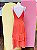 Vestido Midi Crepe Laranja Marias Hill - M - Imagem 3