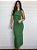 Vestido Verde Canelado Oval Farm - GG - Imagem 1