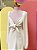 Vestido Curto Branco Manga Longa Charth - P - Imagem 2