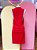 Vestido Malha Vermelho Flor Oh Boy - M - Imagem 3