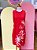 Vestido Malha Vermelho Flor Oh Boy - M - Imagem 1