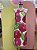 Vestido Curto Branco Flores Grandes Rosa STS 46 - Imagem 1