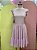 Vestido Curto Rosa Poá Prata Ave Rara - G - Imagem 1