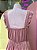Vestido Rose Viscose Bojo Babado Na Alça Ahina - GG - Imagem 5