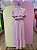 Vestido Viscose Rosa Seco Ciganinha Alpelo - 42 - Imagem 1