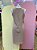 Vestido Tubinho Rose Fios Lures Prata Flo Maria - M - Imagem 3