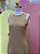Vestido Tubinho Rose Fios Lures Prata Flo Maria - M - Imagem 2