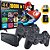 VIDEO GAME STICK 4K 2 CONTROLE SEM FIO COM 10 MIL JOGOS MAME - MEGA DRIVE - NINTENDO - NEOGEO - PSX - LIGA DIRETO HDMI TV - Imagem 1