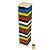 Jenga Colorida com dado- Jogo de encaixe jogo de equilíbrio, jogo para família, torre de equilíbrio, Jenga, dinâmica de grupo - Imagem 3