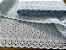 Tira Bordada 23,30 cm - 100% algodão branco | Peça com 14,40 m - Imagem 1