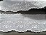 Tira Bordada 8,00 cm - 100% algodão Branco  | Peça com 14,40 m - Imagem 6