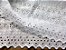 Tira Barrada única 46,00 cm - 100% algodão branco | Peça com 14,40 m - Imagem 1