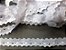 Tira Bordada 2,20cm - 100% algodão branco | Peça com 7,20 m - Imagem 2