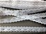 Tira Bordada 2,60cm - 100% algodão branco | Peça com 14,40 m - Imagem 1
