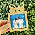Pingente Arvore Mini Porta Retrato Quadrado Laço Presente Foto 6cm MDF - Imagem 3