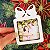 Pingente Arvore Mini Porta Retrato Quadrado Laço Presente Foto 6cm MDF - Imagem 2