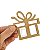 Pingente Enfeite Natal Coleção 5 Tradicional 8 cm MDF - Imagem 7