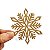 Pingente Enfeite Natal Coleção 6 Flocos 8 cm MDF - Imagem 4