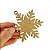 Pingente Enfeite Natal Coleção 6 Flocos 8 cm MDF - Imagem 5