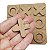 Mini Tabuleiro Infantil Jogo da Velha 10 cm MDF Cru - Imagem 5