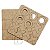 Mini Tabuleiro Infantil Jogo da Velha 10 cm MDF Cru - Imagem 2
