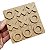 Mini Tabuleiro Infantil Jogo da Velha 10 cm MDF Cru - Imagem 1