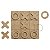 Mini Tabuleiro Infantil Jogo da Velha 10 cm MDF Cru - Imagem 4