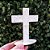 Lembrança Páscoa Cristã Cruz Ressurreição Jesus 10 cm MDF - Imagem 2