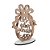 Lembrança Páscoa Ovo Laço Feliz Páscoa 11 cm MDF - Imagem 3