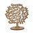 Lembrança Mini Arvore da Gratidão 11 cm MDF - Imagem 1