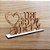 Lembrança Cristã Casais Noivos M.5 Eu, Você e Deus MDF 14x7cm - Imagem 3