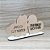 Lembrança Cristã Casais Noivos M.4 Sempre Juntos Com Cristo MDF 14x7cm - Imagem 3