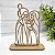 Lembrança Natal Presepio Sagrada Família 12 cm MDF - Imagem 2