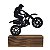 Enfeite de Mesa Moto Trilha 15 x 17,5 cm - Imagem 1